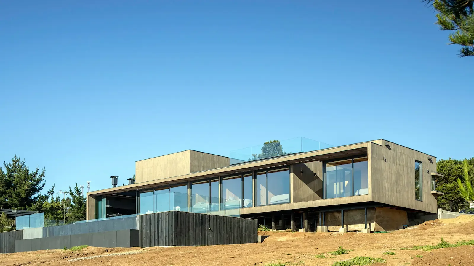 Casa Campomar en Tunquén con revestimiento TW-02A de Topwood