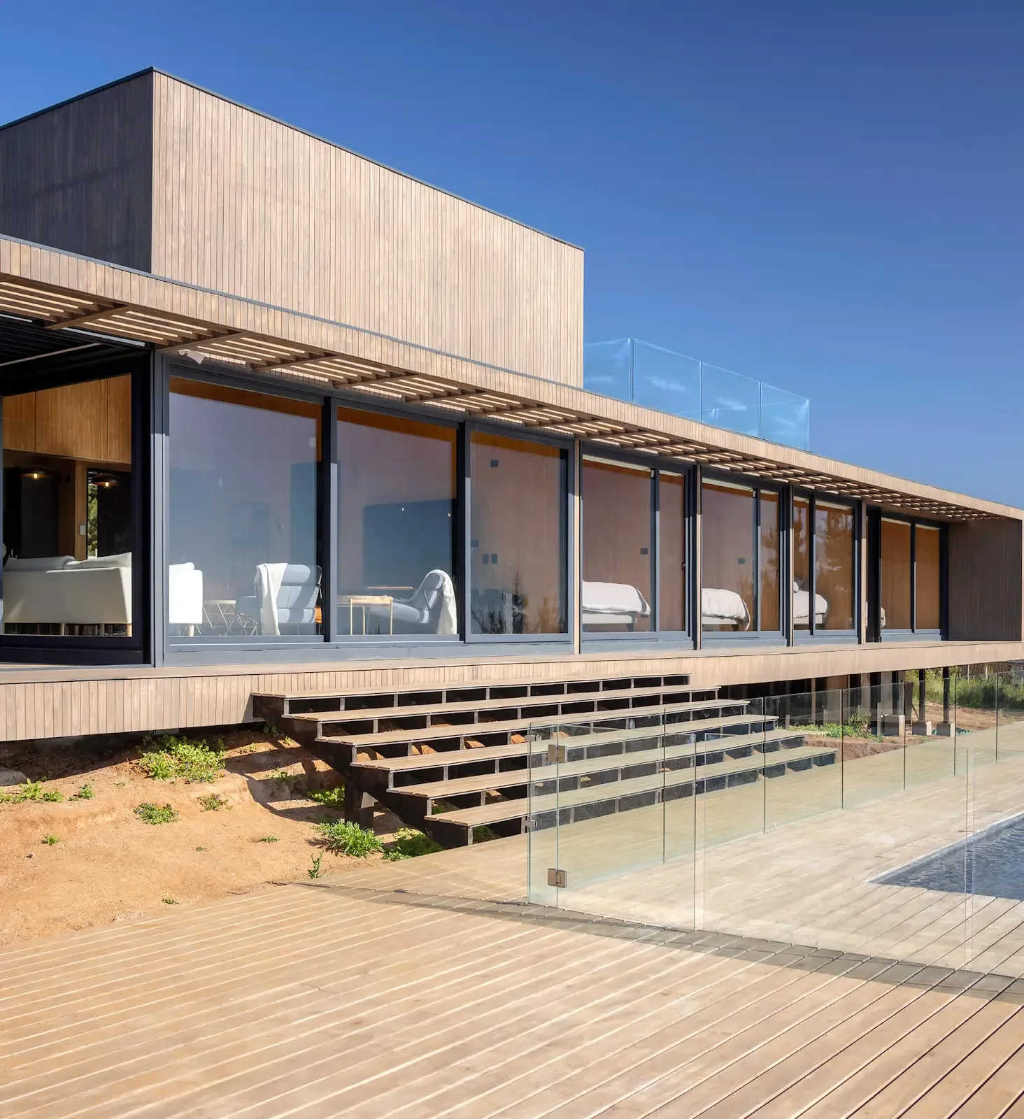 Casa Campomar en Tunquén con revestimiento TW-02A de Topwood