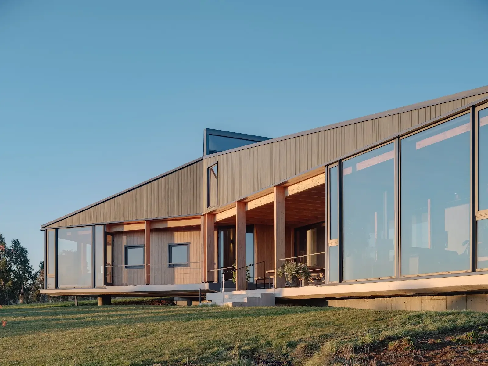 Casa H en Puerto Varas con revestimiento TW-02A de Topwood